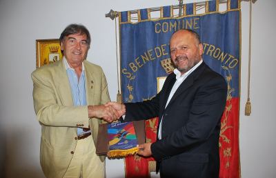 San Benedetto, il Governatore distrettuale Rotary ricevuto in Municipio