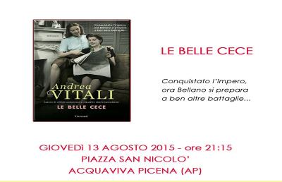 Acquaviva Picena, si presenta il romanzo Le belle Cece