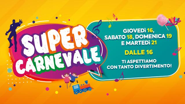 Ascoli Piceno, un Super Carnevale è in arrivo al Battente Shopping&More 