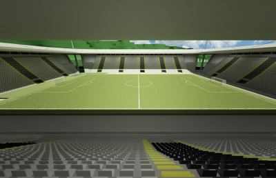 Ascoli, video 3D del progetto per nuovo stadio “Del Duca”