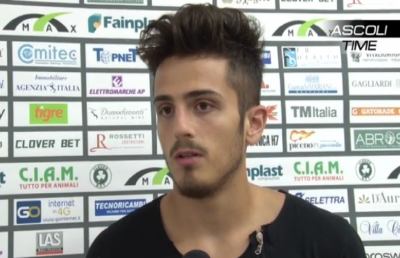 Ascoli Picchio, Carpani: “Dò il massimo per giocare più partite possibili”