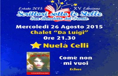 Nuovo appuntamento per la rassegna Scrittori sotto le Stelle