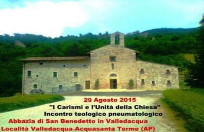 AcquasantaTerme, incontro sui Carismi e l'unità della Chiesa