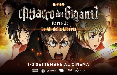 Cinema, arriva l’Attacco Dei Giganti Il Film – Parte II
