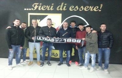 Ultras 1898, ritrovo all'Eco Services prima del test di Lanciano