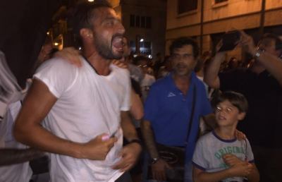 Ascoli in tripudio per la B, le immagini della festa in Corso Vittorio