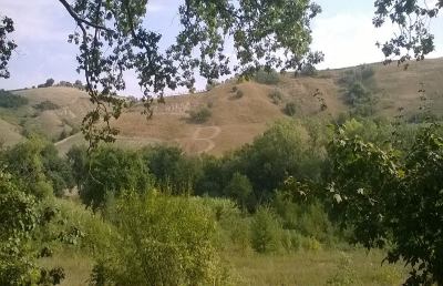 Offida, spunta una B sulla collina in onore dell'Ascoli Picchio