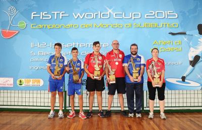 Mondiali Subbuteo San Benedetto, premiazioni titoli individuali