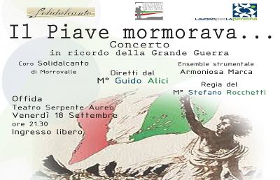 Offida, “Il Piave mormorava”... al Serpente Aureo