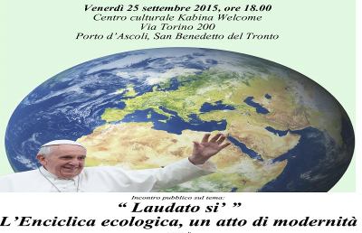Porto d'Ascoli: incontro pubblico sull'enciclica “Laudato sii”