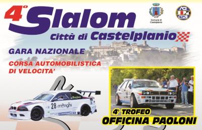 A Castelplanio torna lo Slalom automobilistico, quarta edizione