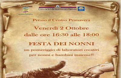 San Benedetto, si festeggia la “Festa dei nonni”