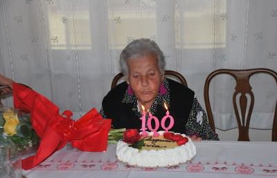 Livia Capriotti  spegne le 100 candeline