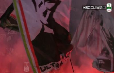 Ascoli, 2mila euro di multa per petardi e fumogeni nel derby col Pescara
