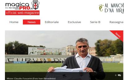 Pro Vercelli, Foscarini sostituisce Scazzola: ''Si parte con atteggiamento nuovo''