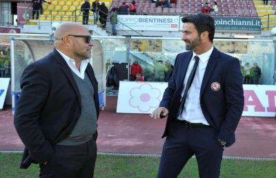 Livorno-Trapani 2-0, le voci di Panucci e Ciaramitaro post gara