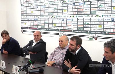 Ascoli, Francesco Bellini presenta il nuovo mister Devis Mangia