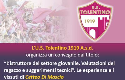 Ascoli Picchio, Di Mascio a Tolentino per convegno su calcio giovanile