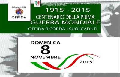 Offida, si commemorano Domenica i caduti della Grande Guerra