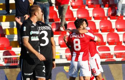Statistiche Vicenza-Ascoli: dominio biancorosso, poco gioco a sinistra