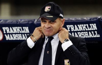 Il Palermo esonera l'ascolano Iachini, il tecnico più longevo dell'era Zamparini