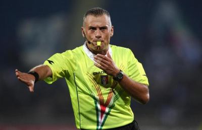 Ascoli-Perugia, fischietto affidato all'esperto toscano Baracani