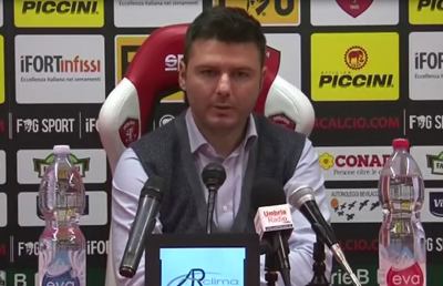 Goretti: “Tra Perugia e Ascoli rivalità storica, teniamo loro testa sott'acqua”