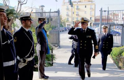 Capitaneria San Benedetto, visita  ufficiale dell'Ammiraglio Ispettore Vincenzo Melone