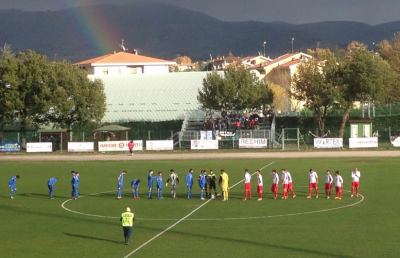 Matelica-Monticelli 0-2, show biancazzurro al ''Giovanni Paolo II''