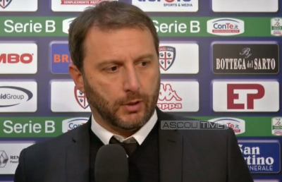 Ascoli Picchio, la voce di Mangia dopo lo 0-3 di Cagliari