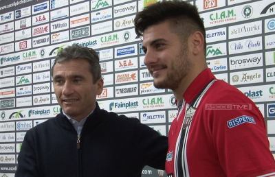 Ascoli, Ragni: ''Strafelice di questa chance. Lanni è come un fratello''