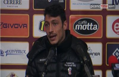 Salernitana-Pro Vercelli 1-2, la voce di Mattia Mustacchio post gara