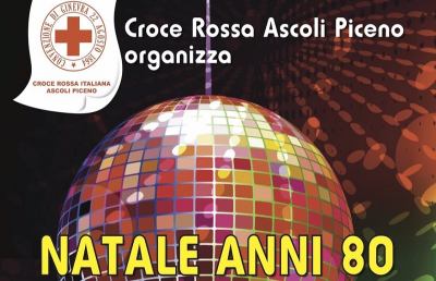 Natale anni '80, serata Croce Rossa Ascoli al ''Parco dei Tigli''