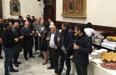 Ascoli Picchio, brindisi di fine anno con Francesco e Marisa Bellini