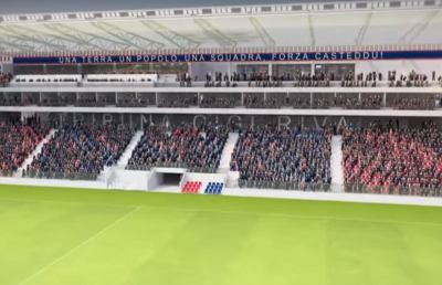 Cagliari, presentato progetto nuovo stadio pronto per il 2019