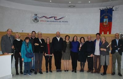San Benedetto, consegnati riconoscimenti ai dipendenti andati in pensione nel 2015