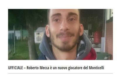 Monticelli: tesserato Mecca, portiere cresciuto nelle giovanili dell'Ascoli