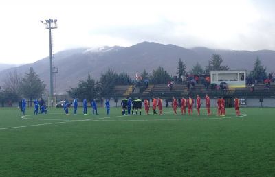 Amiternina-Monticelli 0-0, punto prezioso per i biancazzurri a Scoppito