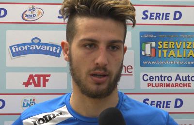 Monticelli-Folgore Veregra 2-1, la voce del match winner Petrucci
