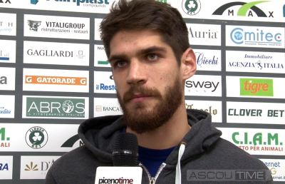 Ascoli, Pecorini: ''Il calciomercato non mi tocca, penso solo all'Entella''