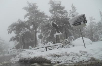 Stop al caldo fuori stagione, weekend con gelo e neve nell'Ascolano