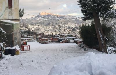 Nevicate nella notte in tutto il Piceno, sulle strade insidia ghiacchio