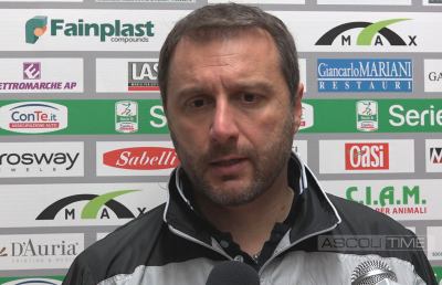 Ascoli Picchio, la voce di Mangia dopo la vittoria con il Lanciano