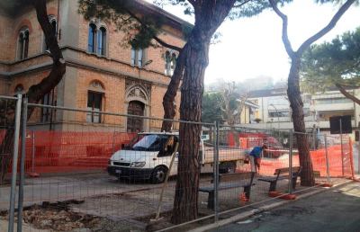 Grottammare: partono i lavori sul piazzale della scuola Speranza