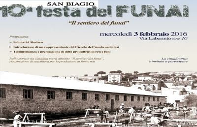 San Benedetto: ''San Biagio'', in via Laberinto si celebra la festa dei funai 