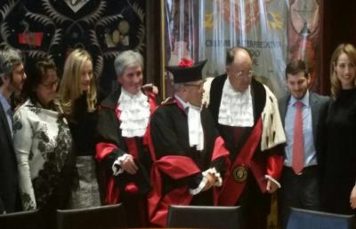 Ascoli, applausi alla ''Sapienza'' per il Dottorato honoris causa a Bellini