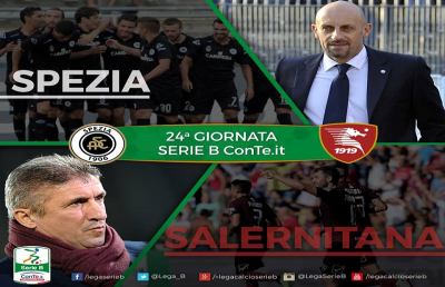 Spezia-Salernitana 3-1, i liguri rimontano e affondano i granata