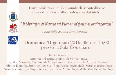 Montedinove, grande partecipazione per l'incontro sul ''Municipio di Novana''
