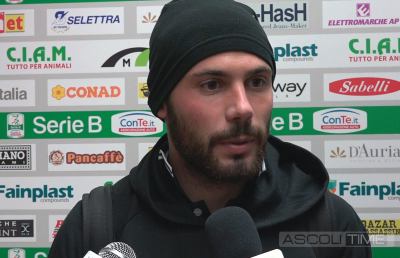 Ascoli Picchio, la voce di Almici dopo lo 0-0 con il Latina