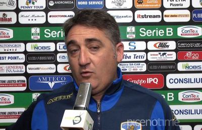 Pro Vercelli-Brescia 2-1, le voci di Foscarini e Boscaglia post gara
